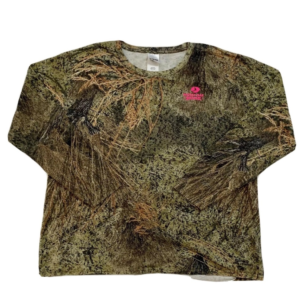 Mossy Oak Long Sleeve Shirt Lightweight Hunting